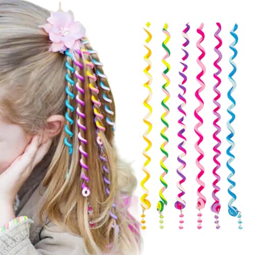 PALAY 6Pcs Girls Hair Braiding Rope Hair Braids Makers Hair Accessories Flawless Hair Braids Makers 10Inches Elastic Spiral Beads Charms Braids Makers Easy Hair Braids Twister Hair Styling Tools PALAY 6Pcs Girls Hair Braiding Rope Hair Braids Makers Hair Accessories Flawless Hair Braids Makers 10Inches Elastic Spiral Beads Charms Braids Makers Easy Hair Braids Twister Hair Styling Tools